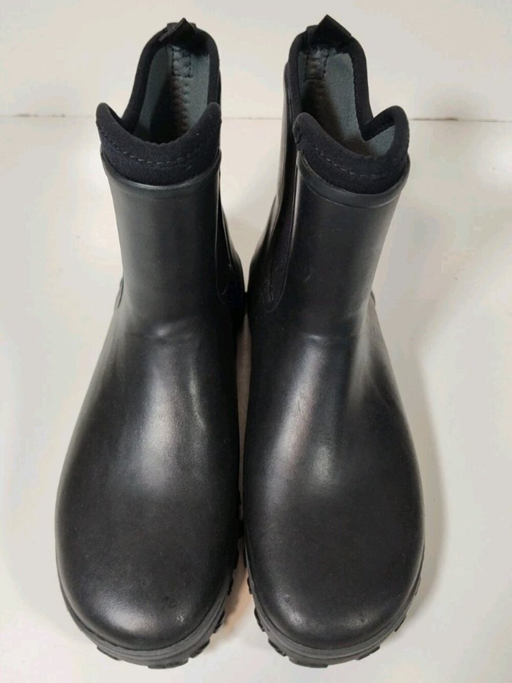 Bogs Sauvie Slip-On Chelsea Boots Women's 9 Rainboots 72203-001 Black - Picture 2 of 10